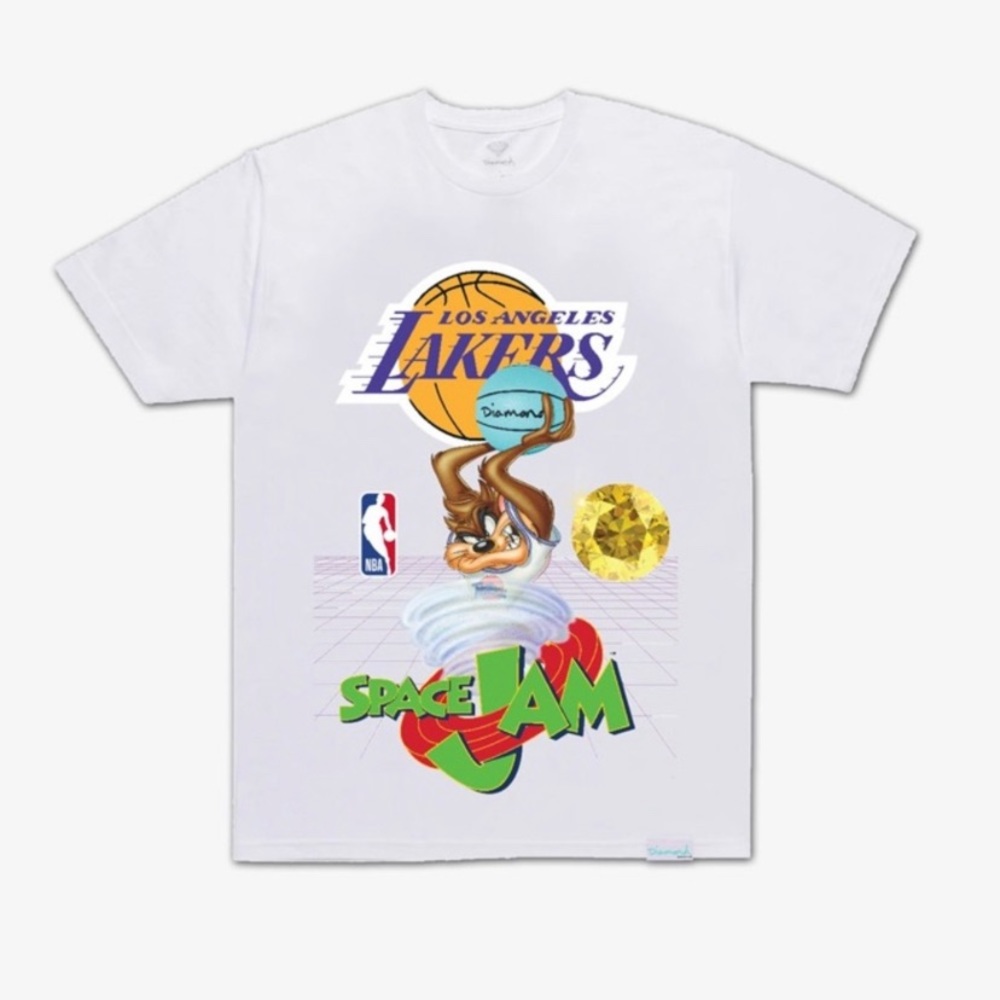 Diamond Supply Co Lakers X Space Jam T-Shirt
